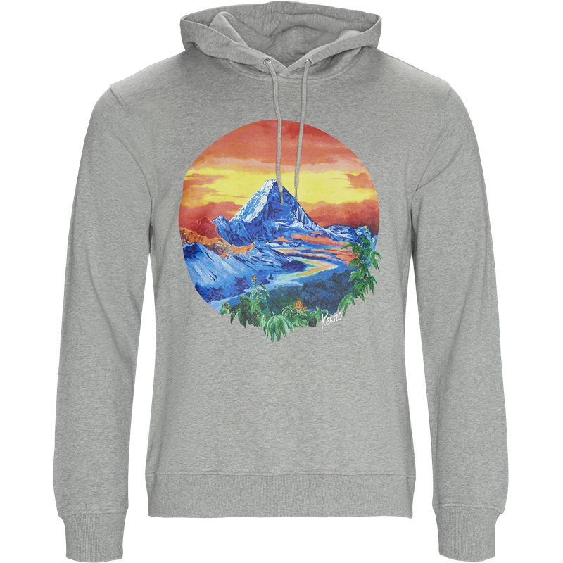 Kenzo Regular fit W3624ME Sweatshirts Grå Mel Billede af Kenzo Regular fit W3624ME Sweatshirts Grå Mel